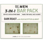 Olivia Care Coffee Exfoliating Bar Soap 3-In-1 Pack Multi Use for Hair, Face & Body 100% Natural & Organic – Infused with Eucalyptus & Mint Essential Oils- Deep Clean, Hydrating - 2 X 5 OZ