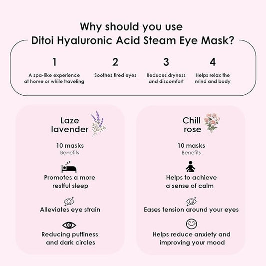 Steam eye mask, rich hyaluronic