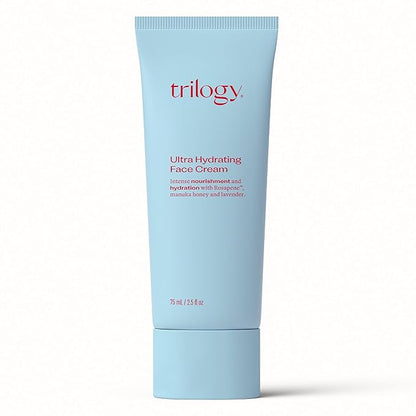 Trilogy Ultra Hydrating Face Cream, Intense Moisture for Dry Skin, 2.5 fl oz