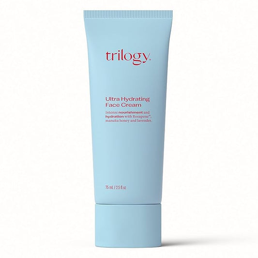 Trilogy Ultra Hydrating Face Cream, Intense Moisture for Dry Skin, 2.5 fl oz
