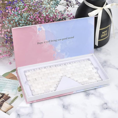 White jade eye mask cooling