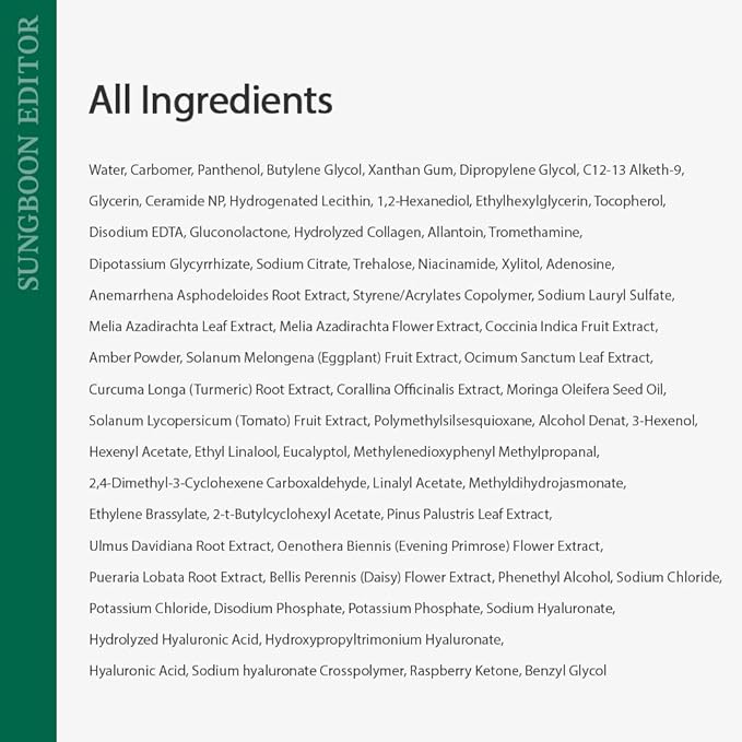 SUNGBOON EDITOR Green Tomato Pore Lifting Ampoule | Pore Minimizer Serum with Niacinamide & Green Tomato Extract | Hydrating & Firming Care for Sensitive Skin | Korean Skincare