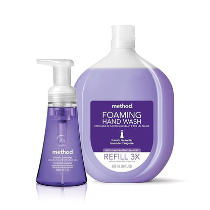 Method Foaming Hand Soap, Refill, French Lavender, 28 Ounce, 1 pack