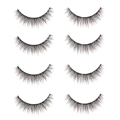 Ardell Faux Mink Lashes 815, Ultra-Soft, Natural Look False Eyelashes, Reusable Strip Lashes, 4 Pairs, 1 Pack