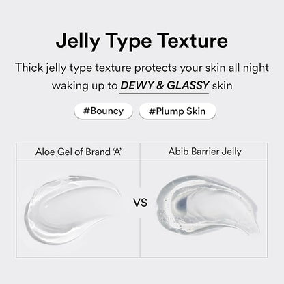 Abib Rice Probiotics Overnight Mask Barrier Jelly 2.7 fl oz I Moisturizer for Slugging Intensive Hydrating Nourishing Face Sleep Sleeping Mask for Korean Skin Care jelly eye cream clay mask glass skin
