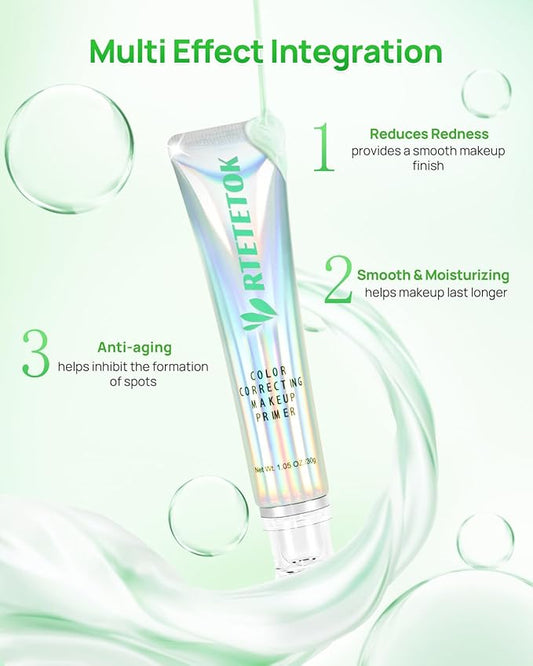 Green Primer Color Correcting for Face Before Makeup,