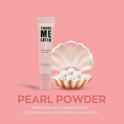 Elizabeth Mott Thank Me Later Eye Primer - Long-Lasting, Matte Eyeshadow Base for Oily Lids & Crease-Free Wear - Pore Minimizer, Wrinkle-Filling, Shine Control Formula - Smudge-Proof, Lightweight 10g