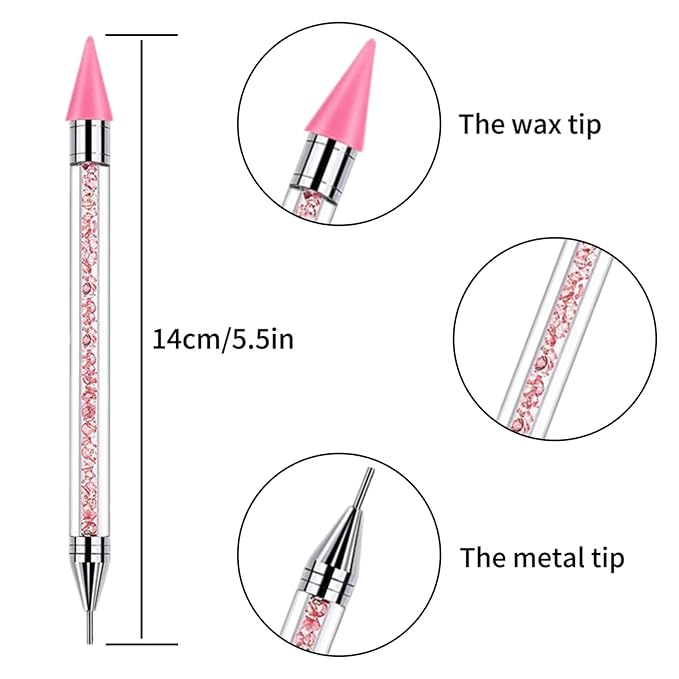 Rhinestone picker tool with 2