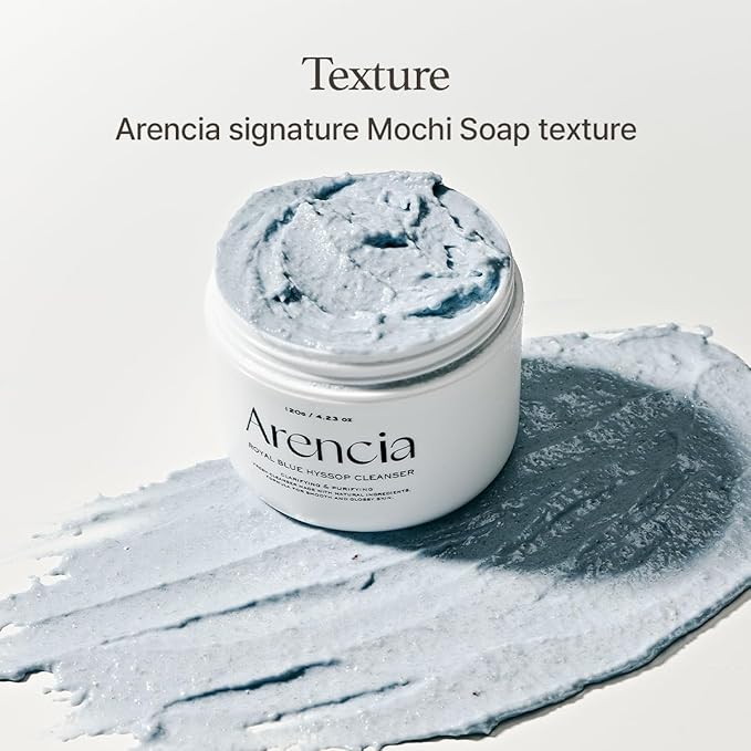 Hyssop Brightening & Deep-Cleansing Face Scrub & Exfoliator - All Skin Types, For Sebaceous Filaments & Blackheads (1.76oz)