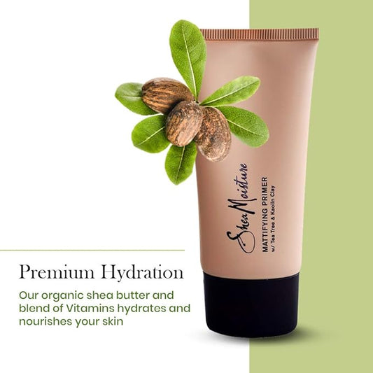 SheaMoisture Mattifying Primer - Matte Face Primer Hydrates 1.7oz