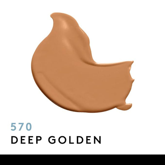COVERGIRL Clean Matte Liquid Foundation, Deep Golden 570, Pack of 4