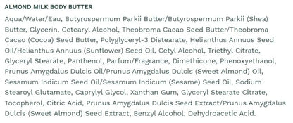 The Body Shop Almond Milk Body Butter – Hydrating & Moisturizing Skincare for Dry and Sensitive Skin – Vegan – 1.7 oz