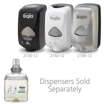 GOJO Green Certified Foam Hand Cleaner, Fragrance Free, EcoLogo Certified, 1200 mL Hand Soap Refill TFX Touch-Free Dispenser (Pack of 2) – 5665-02