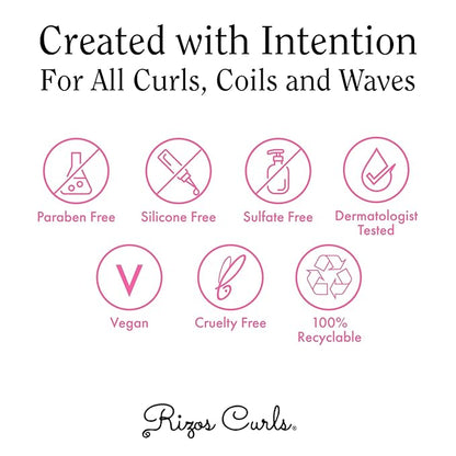 Rizos Curls Scalp Massage Brush, Remove Buildup, Stimulate Scalp Supporting Hair Health & Growth, Remove Dandruff Soothing Scalp, Comfortable Hold, Pink