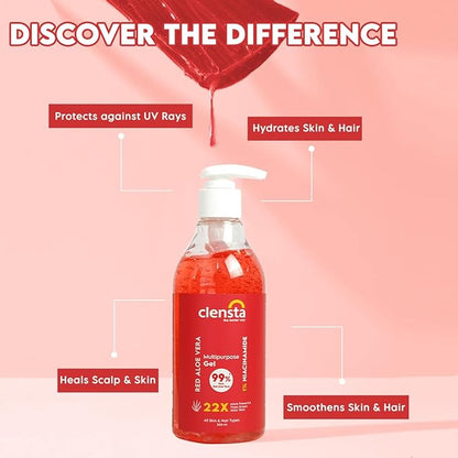 Clensta Red Aloe Vera Multipurpose