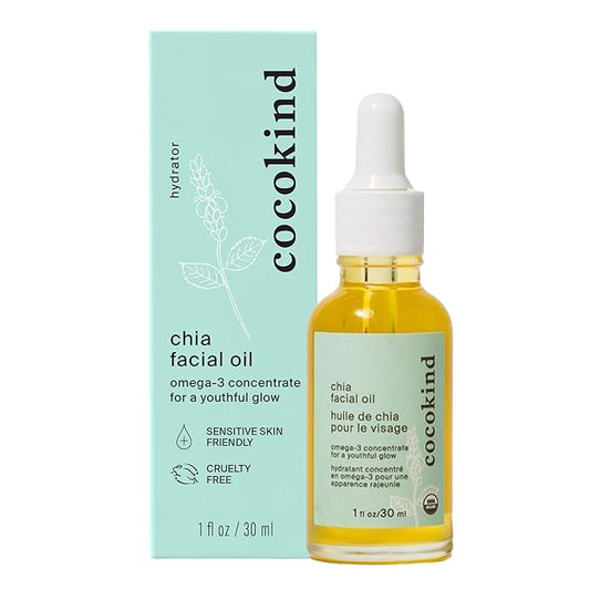 Cocokind Organic Chia Facial Oil, chamomile, 1 Fl Oz (5290)