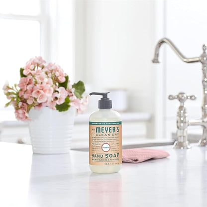 MRS. MEYER'S CLEAN DAY Liquid Hand Soap Geranium 12.5 Fl Oz (Pack of 9)