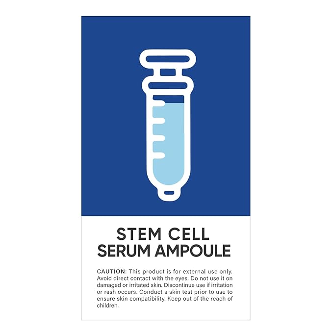 Stem Cell Serum for Face, Microneedling Serum Makes Skin Feel Firmer, Stem Cells Strengthens and Moisturises Skin, Anti Aging Face Essence to Use with and Without MicroNeedling