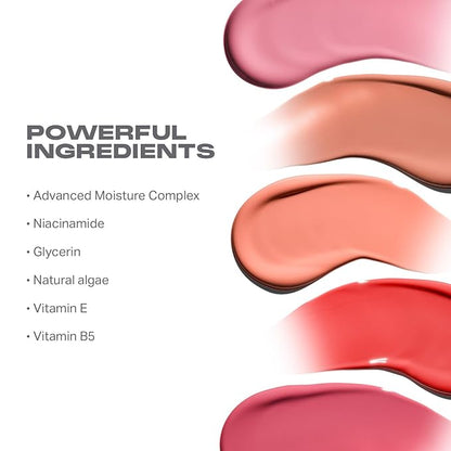 Morphe Hot Shot Blush Drops - Hydrating, Buildable Liquid Blush for Cheeks with Niacinamide and Antioxidants- Buildable, Waterweight Formula for a Natural Finish - That Girl (0.5 Fl Oz)
