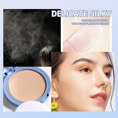 Oil Control Face Pressed Powder, Matte and Smooth (#03 DARK)