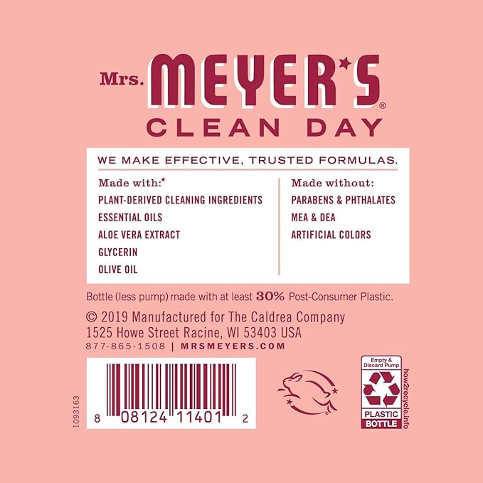 MRS. MEYER'S CLEAN DAY New Spring Scent Variety Pack (Rose + Lilac + Mint)