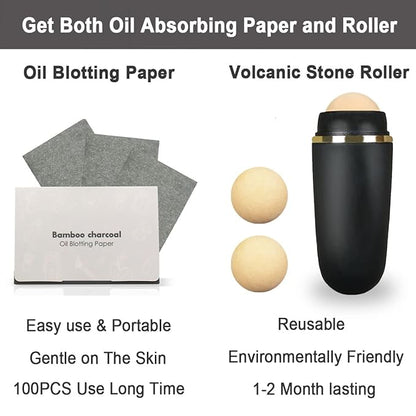 103 PCS Volcanic Roller Oily Skin Oil Control