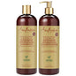 Shea Moisture Shampoo & Conditioner Set – Intensive Hydration Hair Care Formulas with Manuka Honey & Mafura Oil for Extra Dry, Damaged Hair, 24 Oz Ea