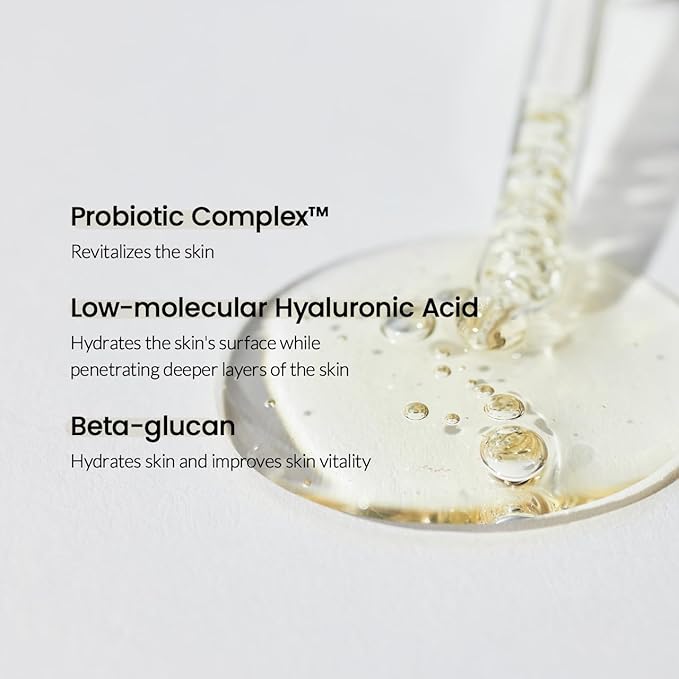 Biodance Skin Glow Vital Ampoule, Total Care Serum, Brightening, Anti-Aging, Probiotic Complex Ampoule | 1.69 fl. oz x 1 ea