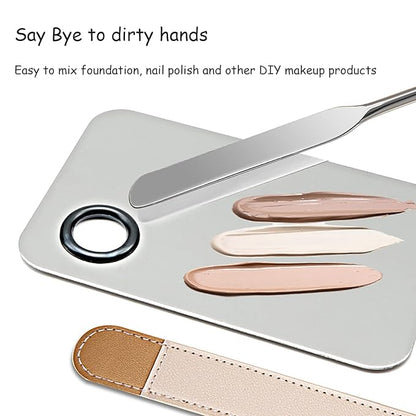 YOCASII Foundation Palette, Foundation Spatula, Makeup Mixing Palette,