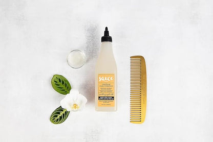 SAUCE BEAUTY Clarifying Scalp Treatment (8 Fl Oz ) Sparkling Apple Cider Scalp & Hair Cleanser, Buildup remover with Apple Cider Vinegar & Tea Tree Oil for Dry, Itchy Scalp, All Hair Types