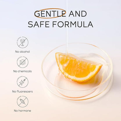 Skincare Set, Vitamin C Serum for Face Skin Care Sets & kits - Cleanser, Serum, Eye Cream & Face Cream, Pamper Gift Sets for Women Teenage Girls, Facial Kit for 4pcs