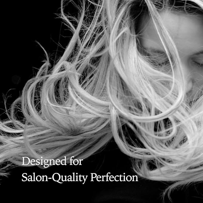 Professional Salon Round Brush with Ceramic Coating for Blow Drying - Salon Blowout Styling. Quick Styling and Voluminous Hair. (0.6 Inch)