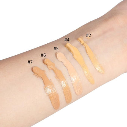 , Smooth Liquid Concealer Cream, Makeup Base Face Block Cream(#5)