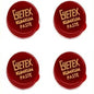 Eyetex Kumkum Paste Waterproof Long lasting, Smudge Proof 4Jars Red)