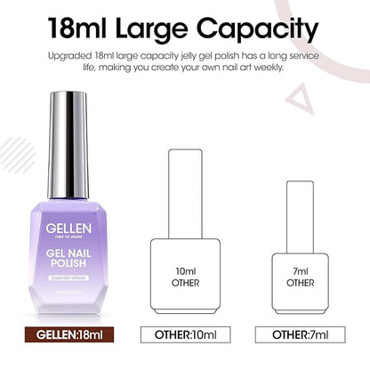 Gellen Brown Gel Nail Polish