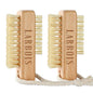 Nail brush for cleaning fingernails,