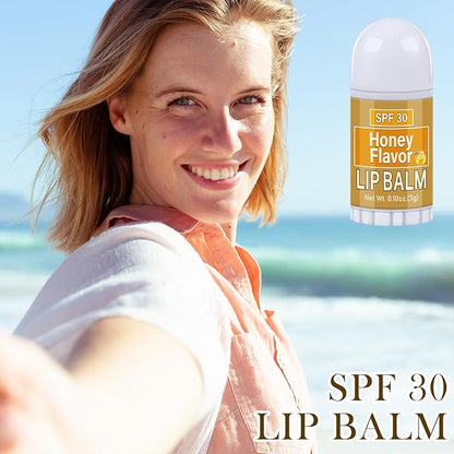 150 Pcs Mini Sunscreen Lip Balms Bulk Spf 30 Lip Balms Sticks with Sunscreen Teacher Nurse Volunteer Employee Appreciation Gifts Bulk Staff Team End of Year Coworkers Gifts for Women Men