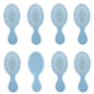 Bridesmaid Proposal Gifts 8 Pieces Mini Dry and Wet Travel Detangling Brush, Bachelorette Party Accessories, Dusty Blue