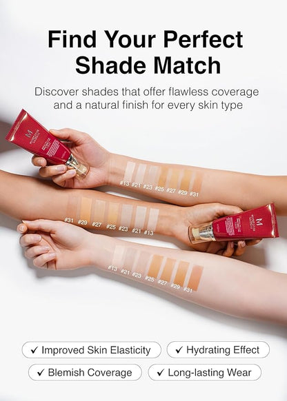 MISSHA M Perfect Cover BB Cream Dual Pack No.23 Natural Beige -Light/Medium with Cool/Neutral Undertone SPF 42 PA +++ 1.69 Fl Oz - Tinted Moisturizer with SPF