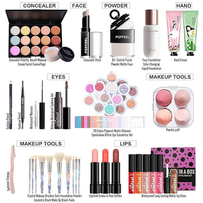 All-in-one Holiday Make up Gift Set | Makeup