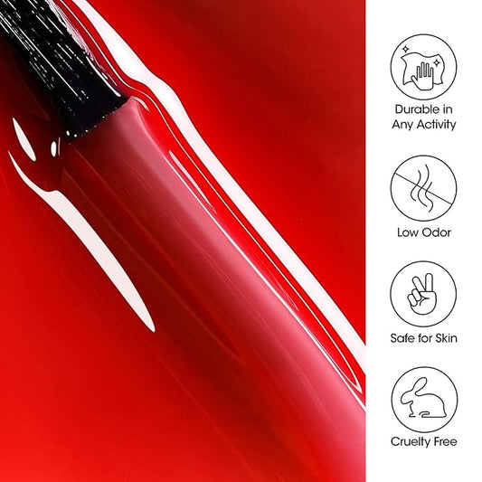 Gellen Red Gel Nail Polish