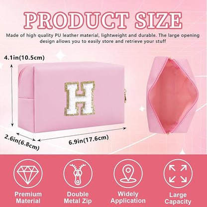 Personalized initial letter patch makeup