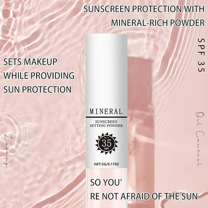Mineral Sunscreen Setting Powder, SPF 35 Translucent Loose