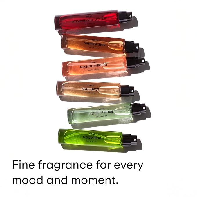 PHLUR Soft Spot Eau de Parfum - Travel Size Perfume Fragrance - Floral Amber Musk Perfume with Bergamot, Mandarin, Jasmine, Sandalwood & Vanilla (9.5mL)