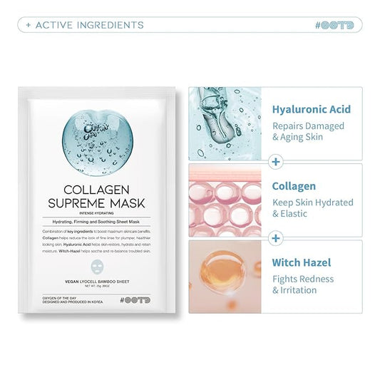Hydrating Soothing Sheet Masks Gift Set for Skincare, Acid 30EA