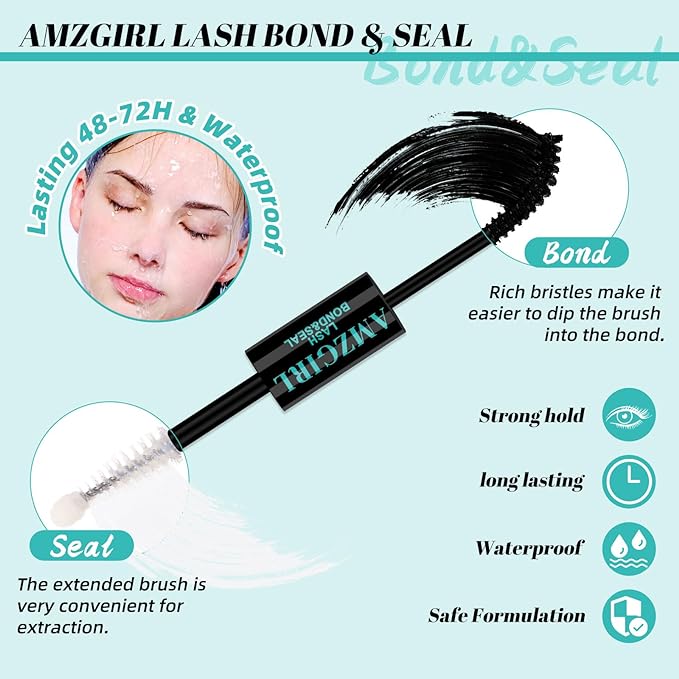 Lash Extension Kit 320Pcs,DIY Individual Lashes Clusters Kit,Lash Bond And Seal,Lash Remover For Eyelashes Extensions,Lash Applicator Tool For False Eyelash Cluster Kit At Home(40D50D,D-Mix9-16mmKit)