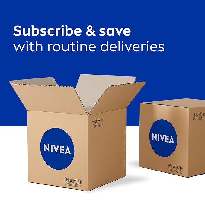 NIVEA Essentially Enriched Body Lotion for Very Dry Skin with Hyaluronic Acid, Almond Oil and Deep Nourishing Serum, 72-Hour Body Moisturizer, 16.9 Fl Oz Pump Bottle, Pack of 2
