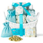 Mother's Day Gift for Mom Spa Gift Baskets for Women, Gardenia Tulip Home Spa Kit with Cosmetic Bag gift woman. Bath & Body Basket Set 8Pcs Bath and Body Gifts Set, Luxury Gift Basket