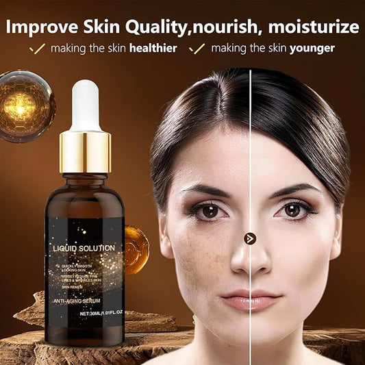 Olavita Face Serum,Antiaging Face Serum,Intensely Firms Skin,Reduce Fine Lines & Plump Skin (2PCS)