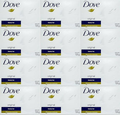 Dove White Cream Bar 4.75 Oz / 135 Gr (Pack of 12)